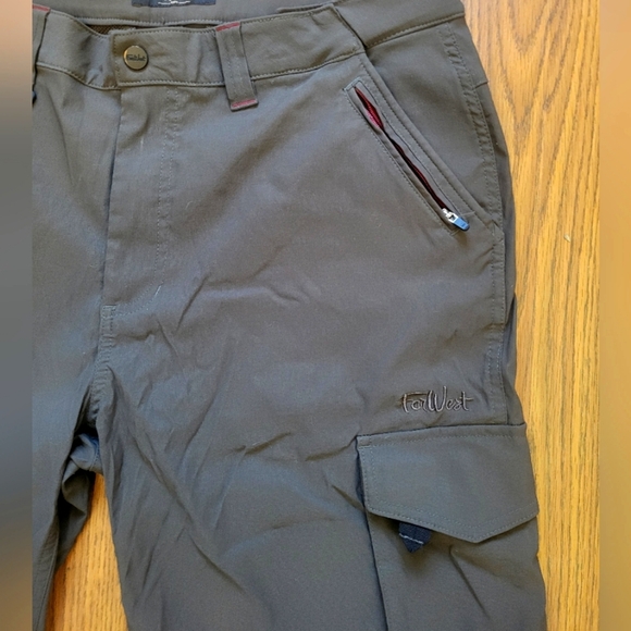 Far West Cargo Shorts 8 Pocket Design W32 Mens Charcoal Grey - Picture 2 of 9